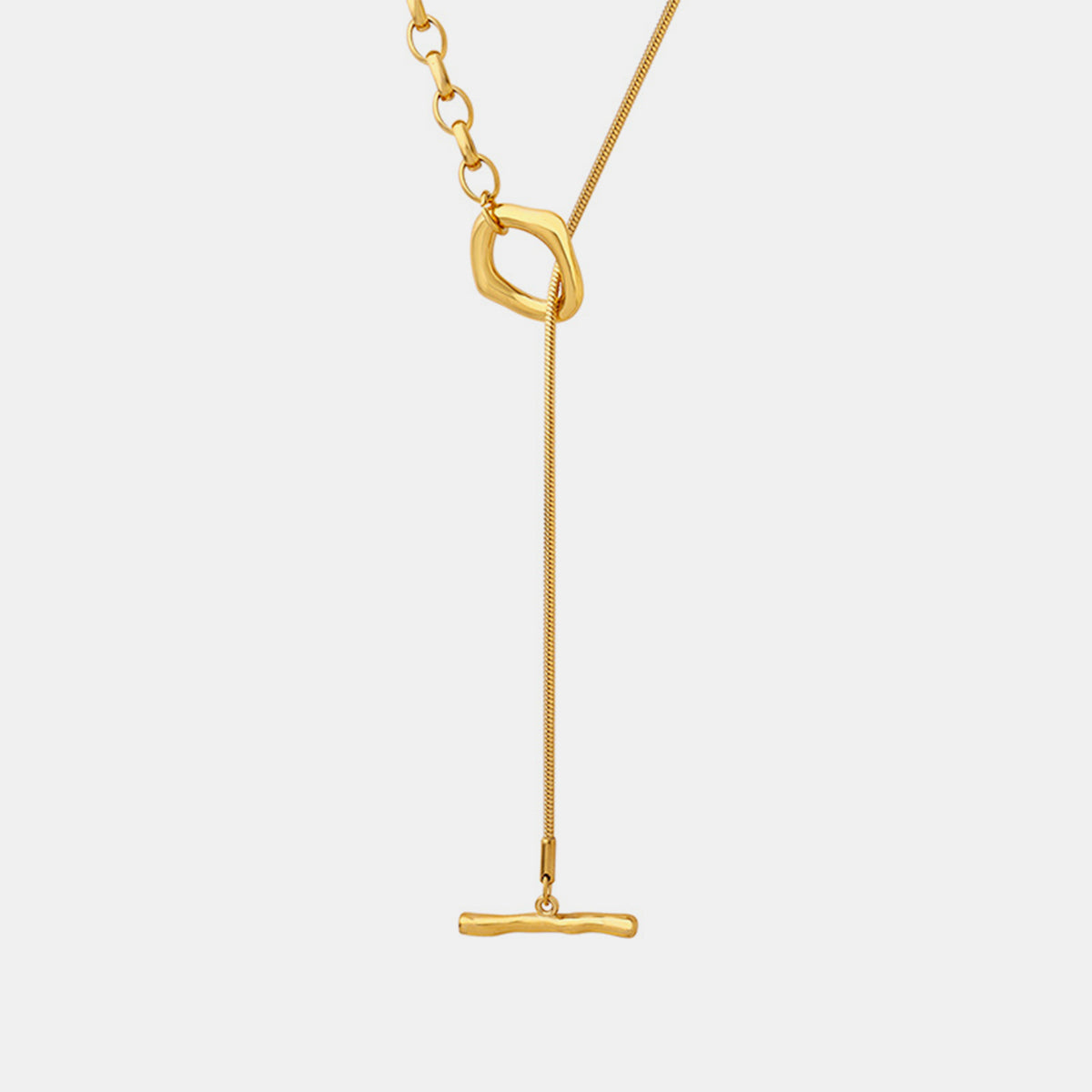 [M^L] Titanium Steel Chain Necklace